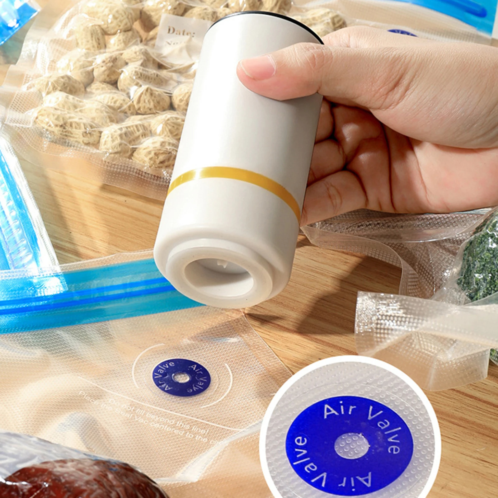 Commercial Kitchen Steamer - Reusable vacuum food storage bag zipper