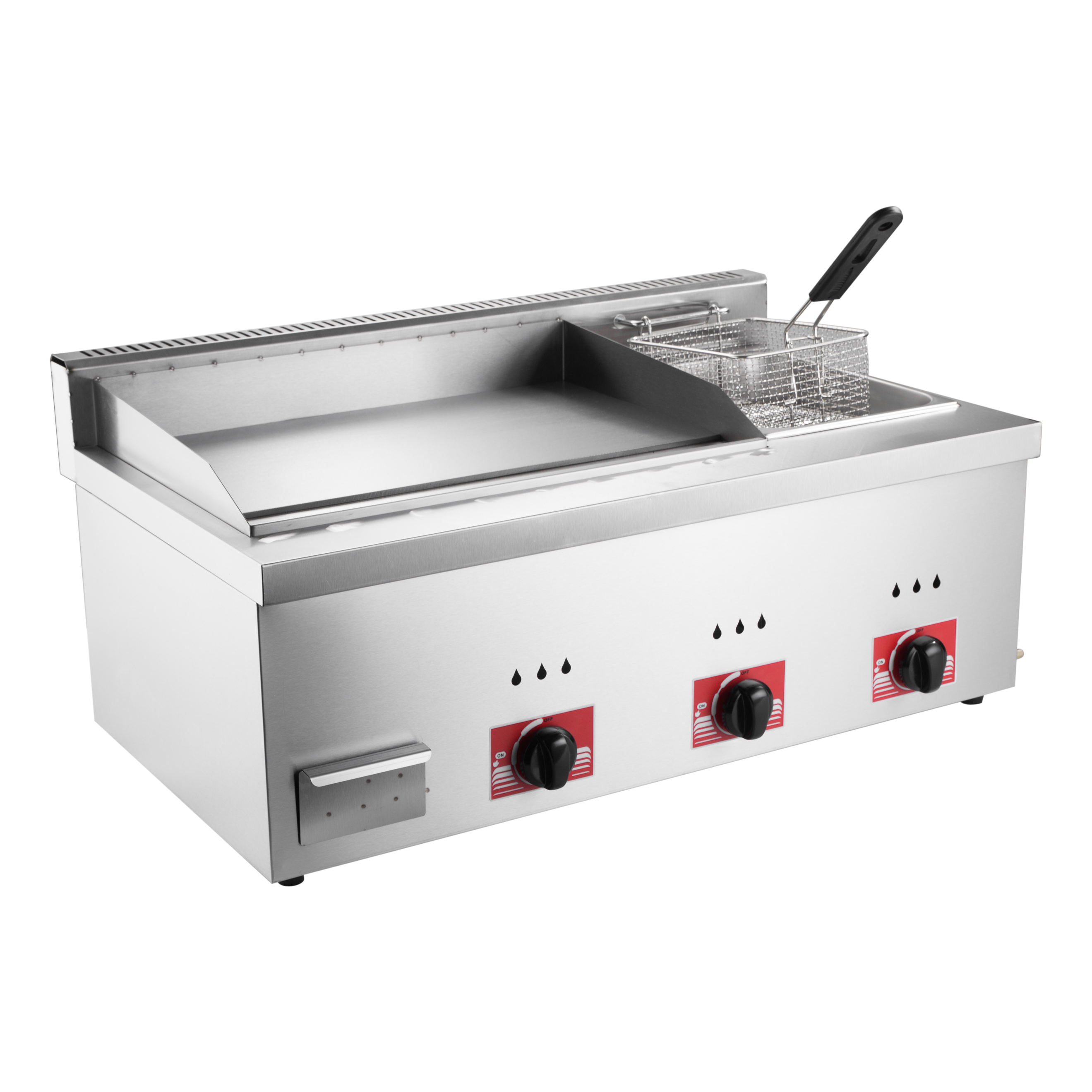 Commercial Kitchen Griddle - High Efficiency Gas Griddle and Deep