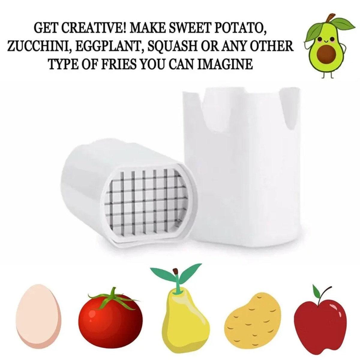 White French Fry Cutter Tool F – обзор и цена Commercial Potato Peeler