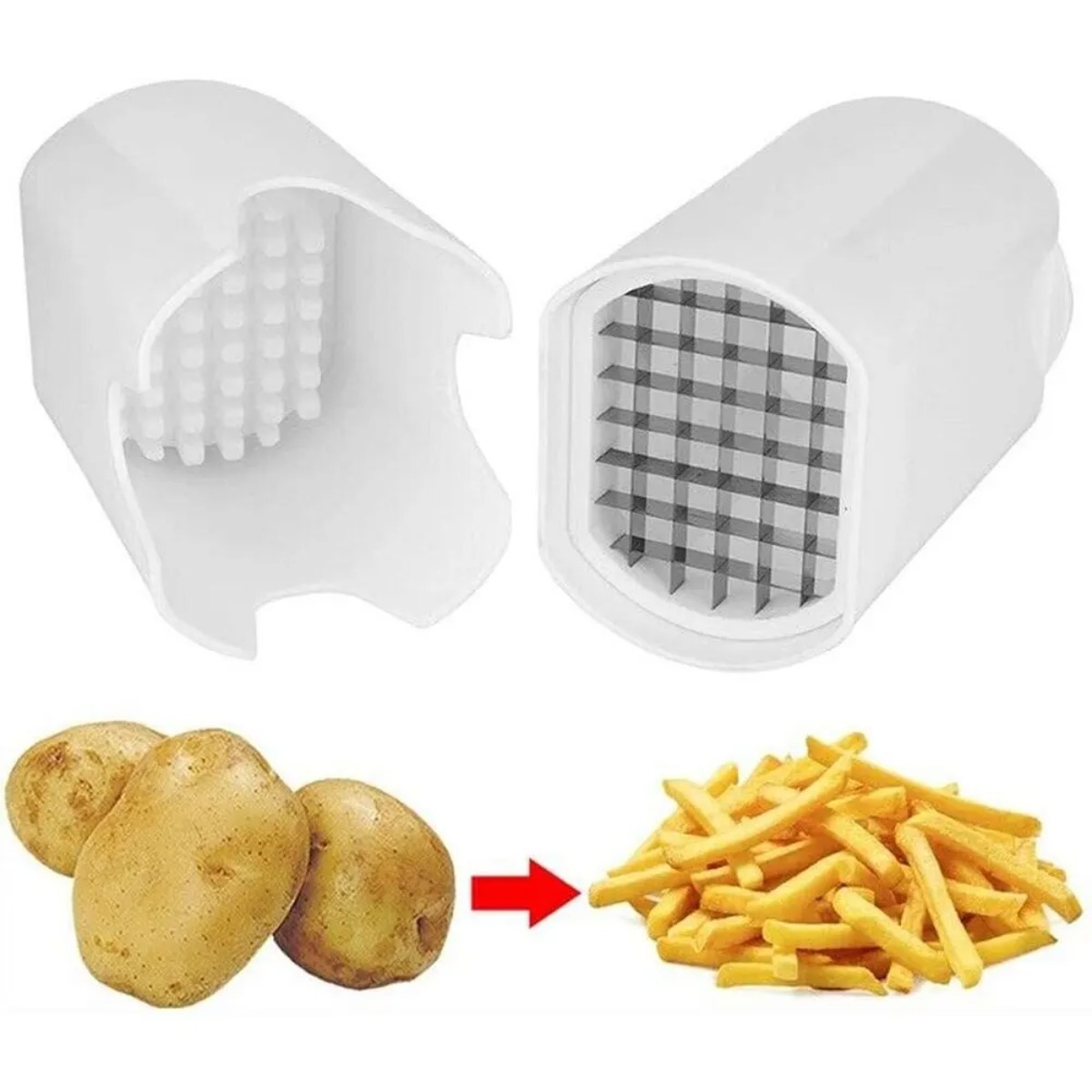 White French Fry Cutter Tool F – обзор и цена Commercial Potato Peeler
