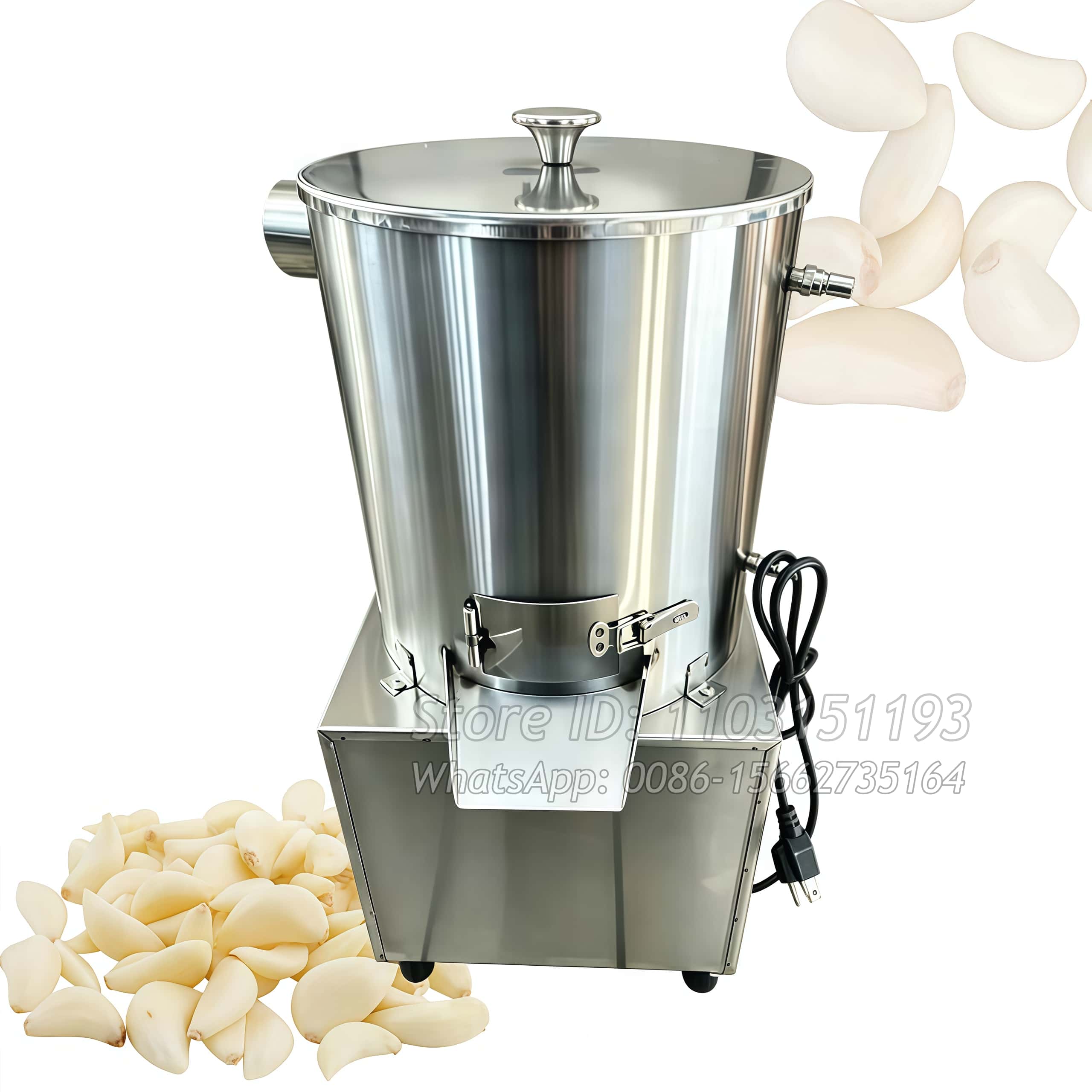 Pneumatic Table-Top Garlic Pee – обзор и цена Commercial Potato Peeler