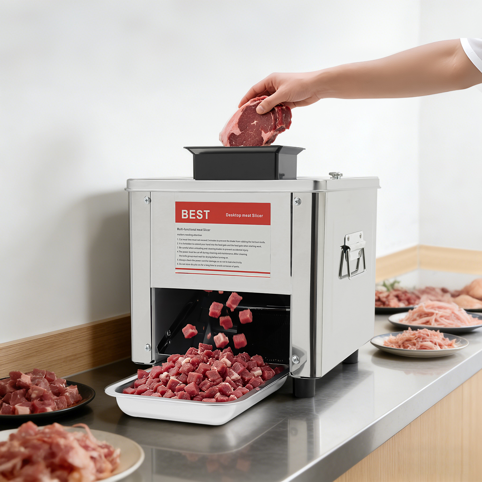 Home Meat Slicer| 2.5mm/10mm B – обзор и цена Meat Slicer Machine