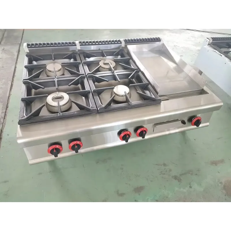 Table Top Gas Cooker with 4 Bu – обзор и цена Commercial Kitchen Griddle