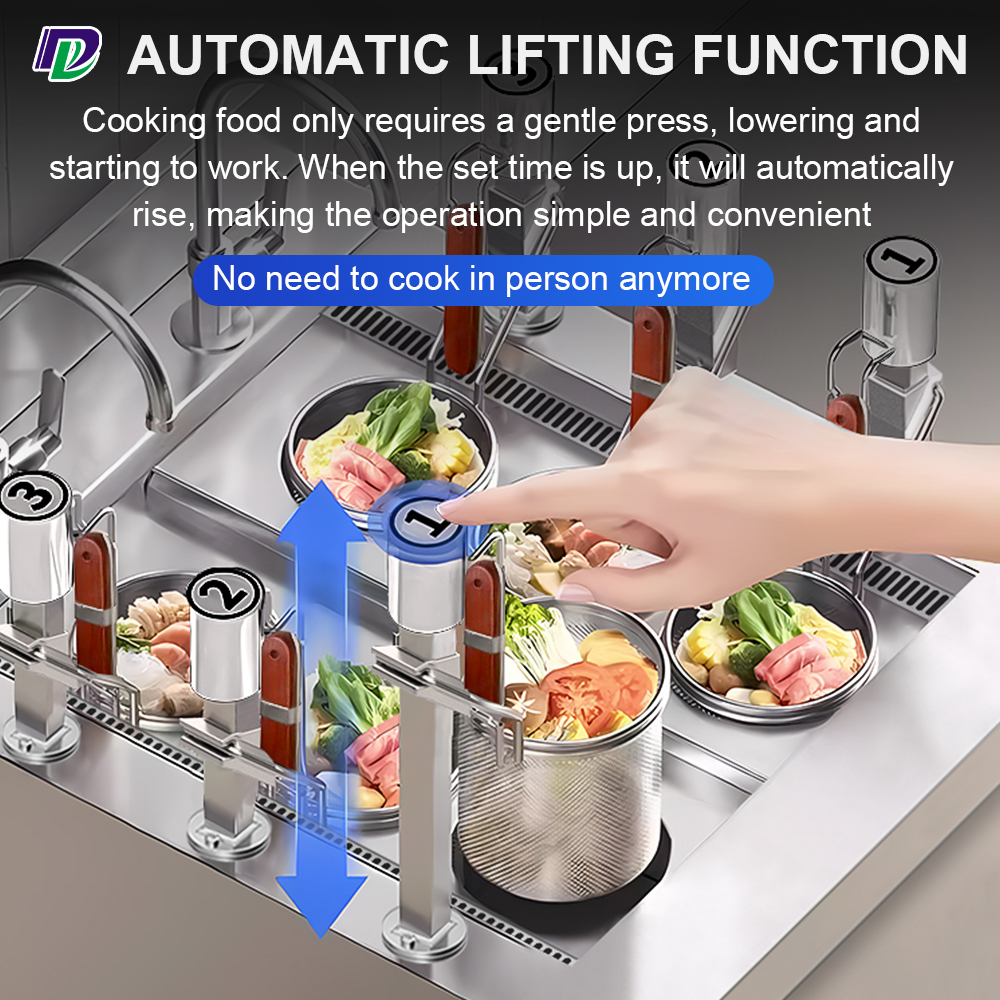 Auto Lift-up Electric Noodle M – обзор и цена Commercial Kitchen Boiler