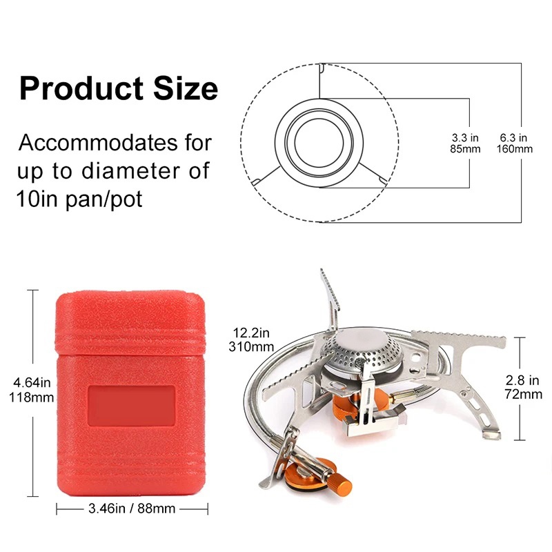 Camping Gas Stove Portable Fol – обзор и цена Commercial Kitchen Gas Stove