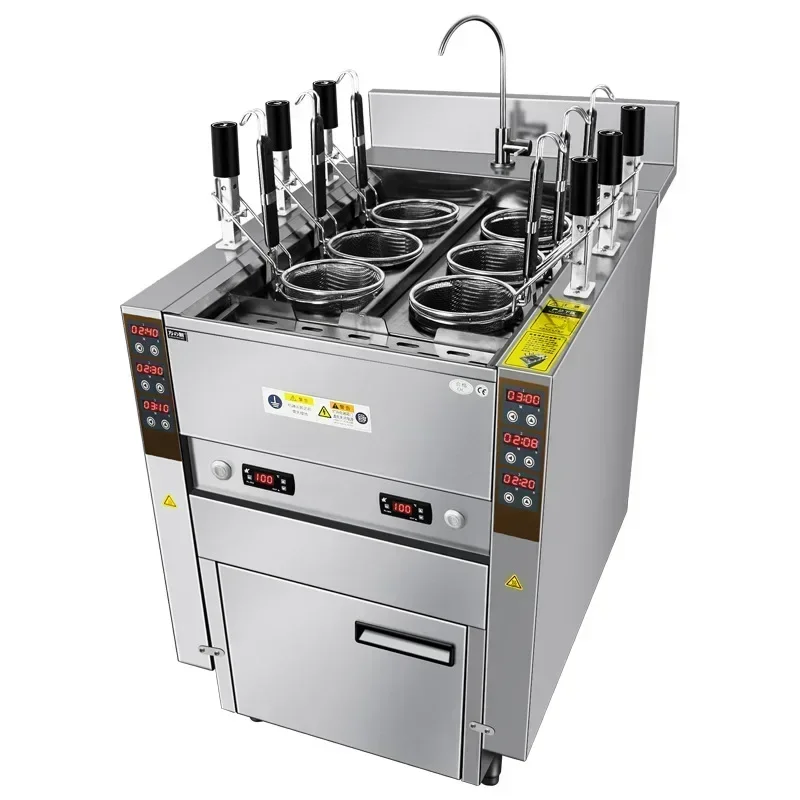 Auto-lift Pasta Cooker with 6  – обзор и цена Commercial Kitchen Boiler