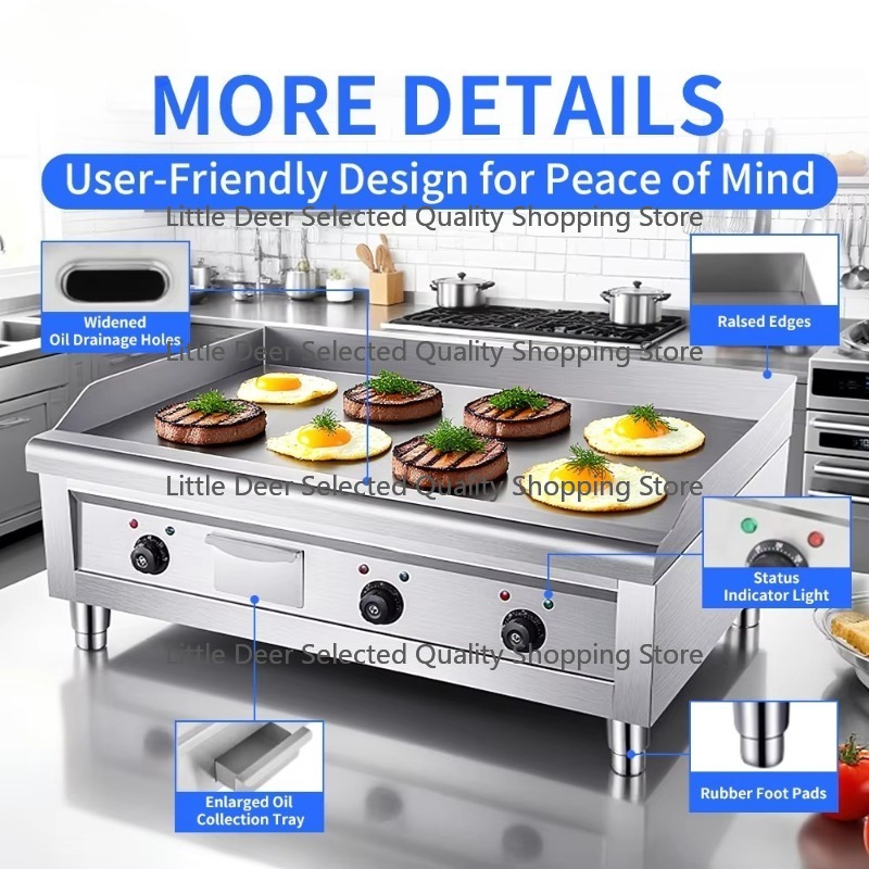 16mm Commercial Restaurant Kit – обзор и цена Commercial Kitchen Griddle