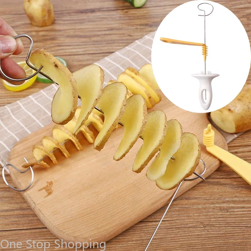 Spiralizer Chips Maker with 4  – обзор и цена Commercial Potato Peeler