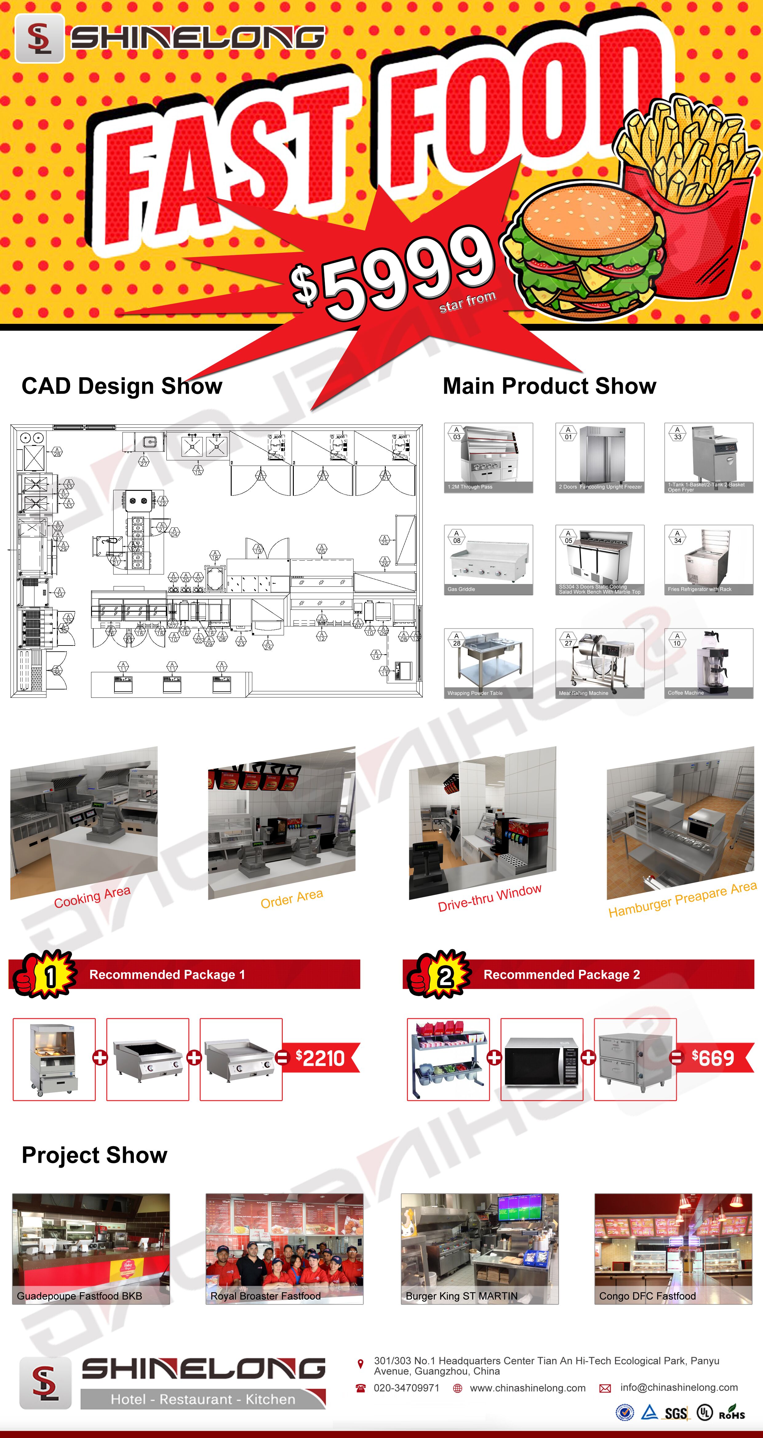Fast Food Restaurant Equipment – обзор и цена Commercial Kitchen Layout
