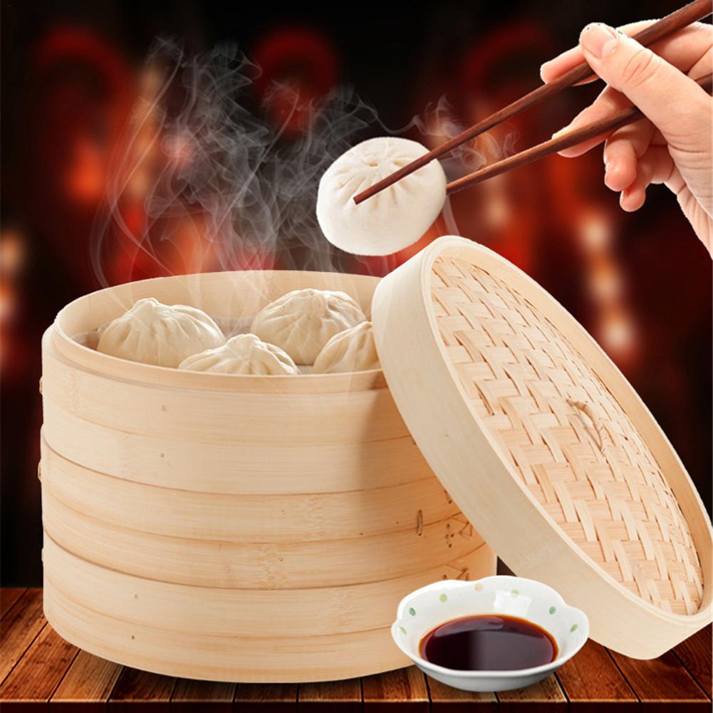 Bamboo Steamer Home Wooden Bam – обзор и цена Commercial Kitchen Steamer