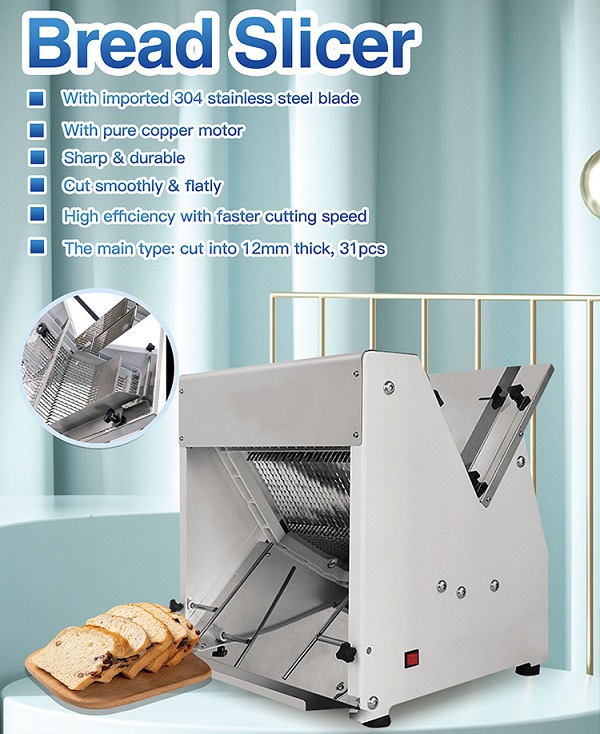 25pcs 15mm 220v 50 60hz 0.25kw – обзор и цена Commercial Bread Slicer