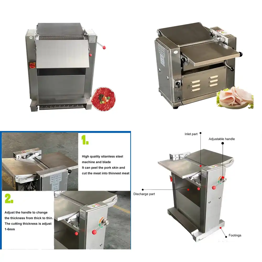 Automatic Pork Peeler Pig Mach – обзор и цена Meat Slicer Machine